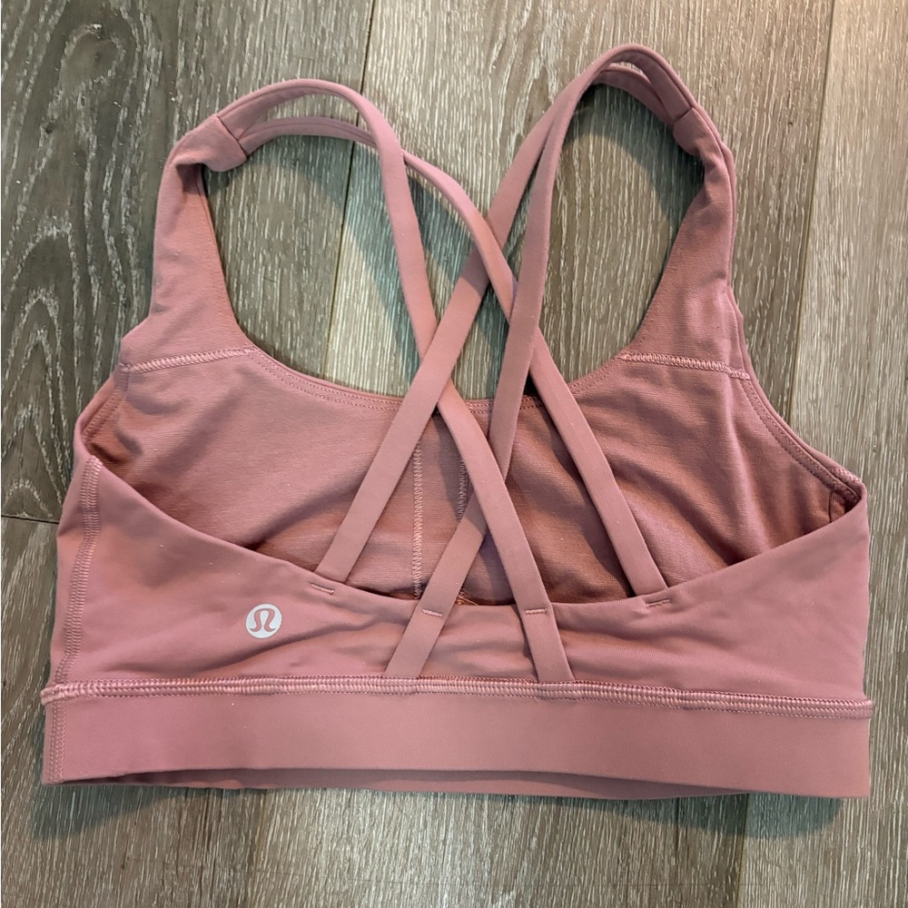 lululemon athletica Pink Criss-Cross Sports Bra